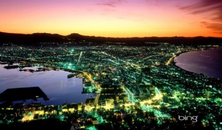 日本夜景图片