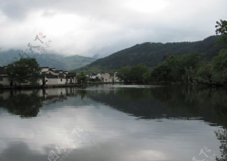 宏村景观图片