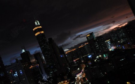 深圳华强北夜景图片