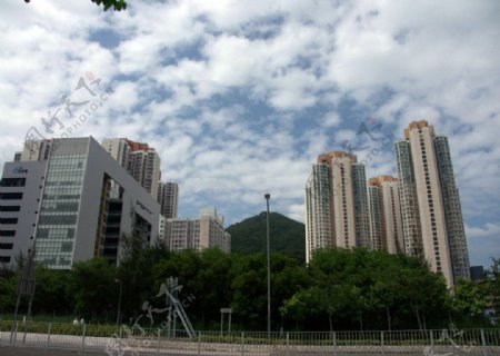 香港晴空图片