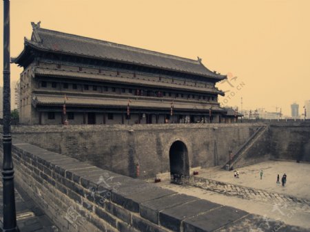 西安古城图片