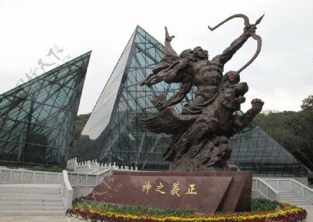 南京国际航空烈士公园雕塑图片