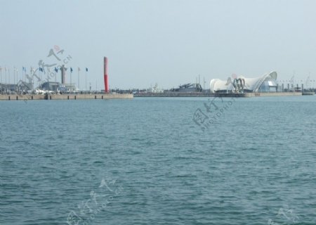 奥帆赛中心远景图片