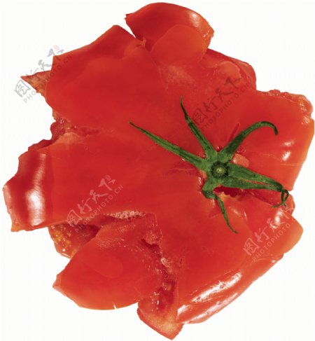 砸烂的西红柿图片