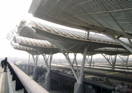 武汉站站台图片