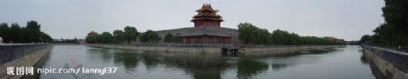 北京故宫一角角楼全景图图片