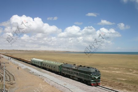 青藏铁路通车图片