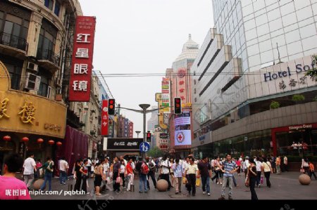上海南京路步行街2图片