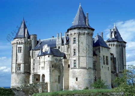 法国名胜古迹文化保护区城堡图片
