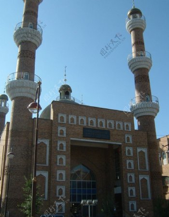 乌鲁木齐大巴扎清真寺图片