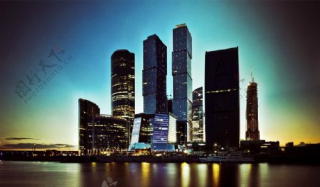 莫斯科新区建筑群图片