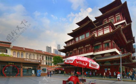 新加坡红色建筑图片