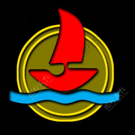 船logo招牌霓虹灯图片