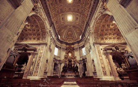 梵蒂冈圣彼得大教堂图片