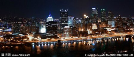 匹兹堡夜景图片