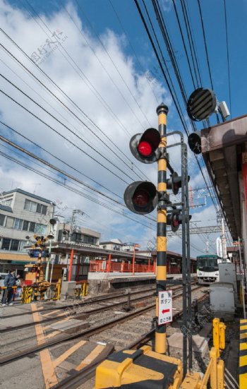日本火车小站图片