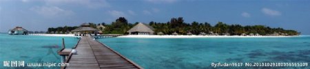马尔代夫吉哈德岛全貌图片