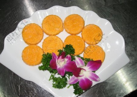 豆沙南瓜饼图片