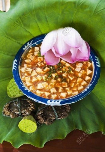 蟹粉豆腐图片