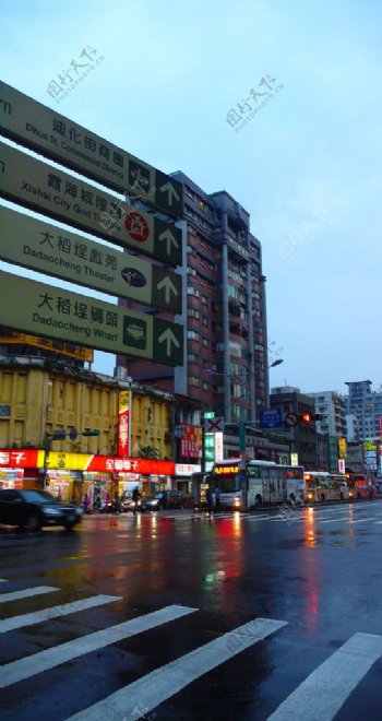 台北街道图片