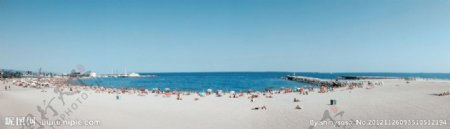 巴塞罗那海滩图片