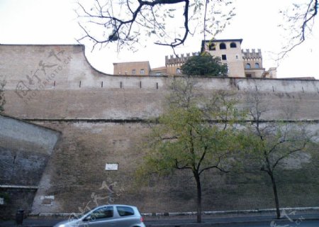 梵蒂冈城墙图片