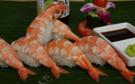 寿司鲜虾图片