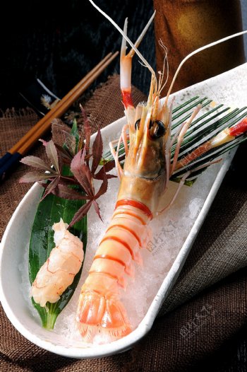 牡丹虾刺身图片