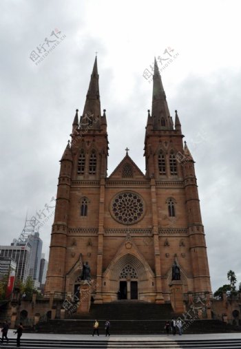 悉尼圣玛利亚教堂图片
