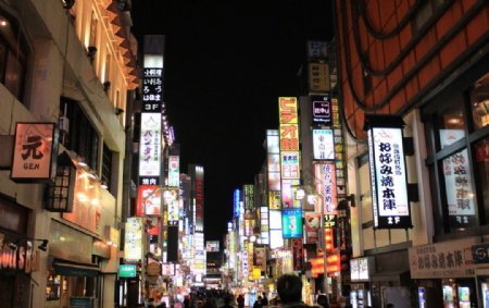 日本夜市图片
