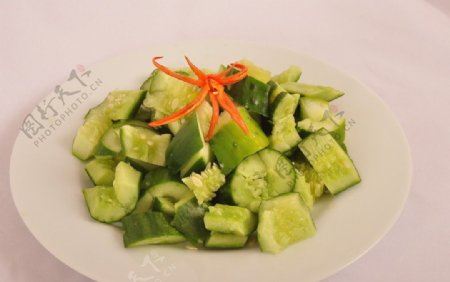 凉拌黄瓜菜肴凉菜图片