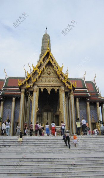 泰国皇宫玉佛寺内建筑图片