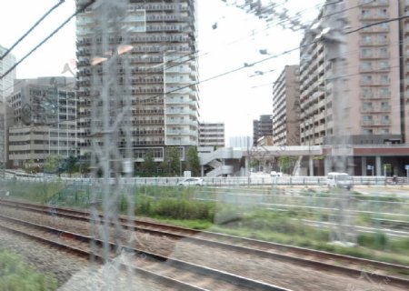 日本车窗外图片