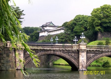 日本东京皇宫外风景图片