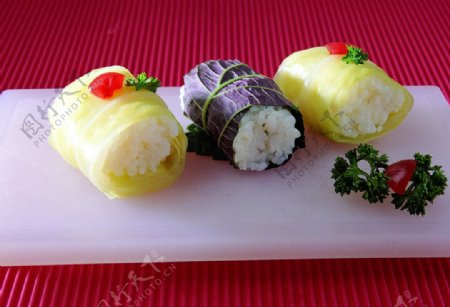 饭团寿司图片