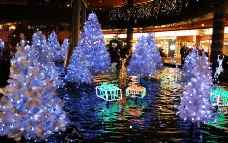 日本圣诞灯图片