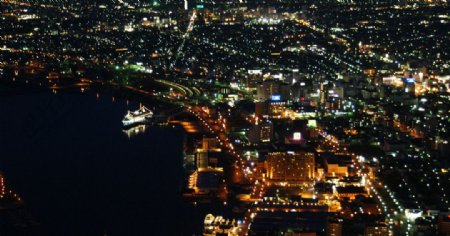 函馆夜景图片