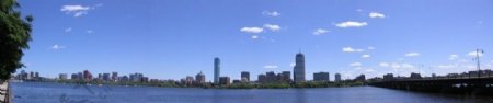 波士顿隔河眺望江岸建筑图片