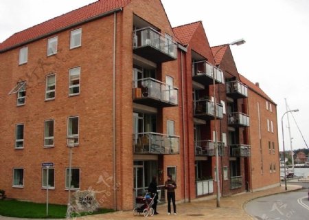 丹麦松德堡居民楼图片