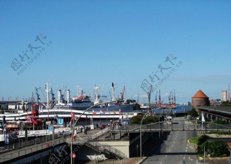 汉堡港口图片