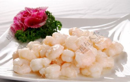 中华特色餐饮水晶虾仁图片