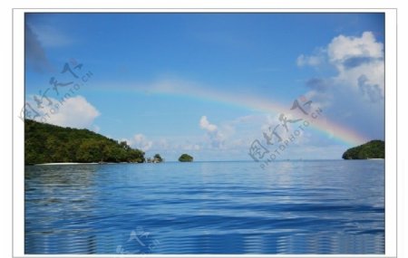 帕劳科罗岛海面风光图片
