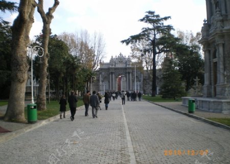 伊斯坦布尔新皇宫甬道图片