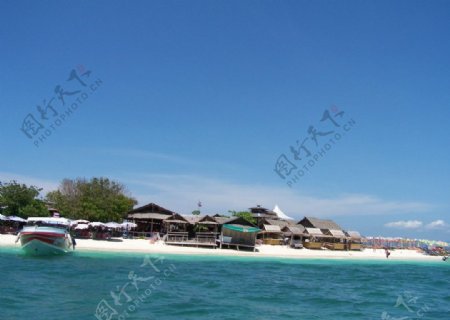 泰国普吉岛风光之白色沙滩图片