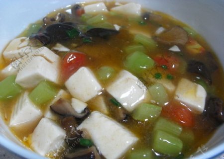 什锦烩豆腐图片