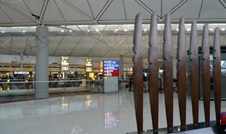 机场雕塑图片