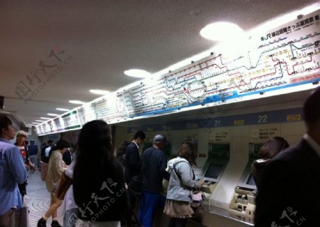 日本地铁站图片