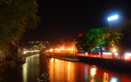 美丽的马六甲夜景图片