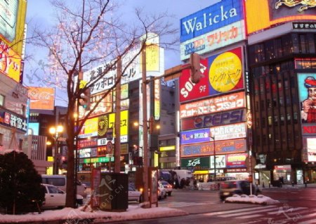 北海道街景图片