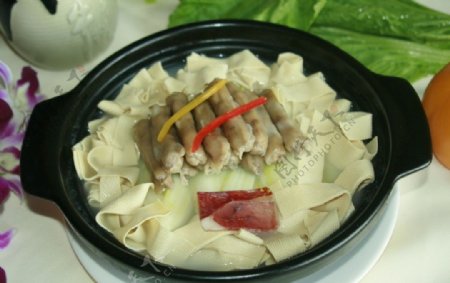 浓汤津白香菇饺图片